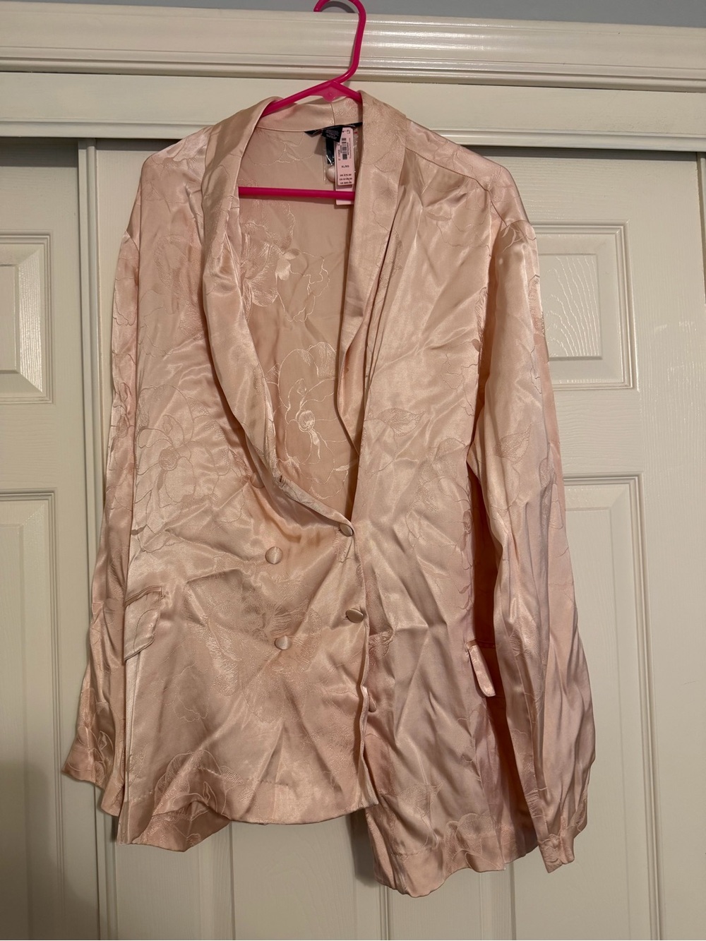 Victoria’s Secret Floral Jacquard Satin Blazer